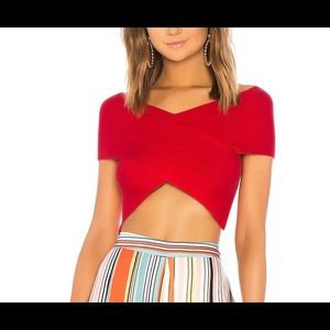 Lovers & Friends X Crop Sweater XS